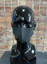 Load image into Gallery viewer, BLACK REUSABLE FASHION FACE MASK WITH VALVE